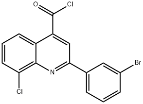 2-(3-溴苯基)-8-氯喹啉-4-甲酰氯