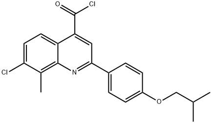 7-氯-2-(4-异丁氧基苯基)-8-甲基喹啉-4-甲酰氯