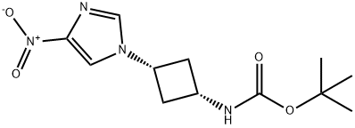 tert-butyl (1s,3s)-3-(4-nitro-1H-iMidazol-1-yl)cyclobutylcarbaMate
