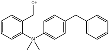{2-[(4-Benzylphenyl)dimethylsilyl]phenyl}methanol