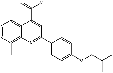 2-(4-异丁氧基苯基)-8-甲基喹啉-4-甲酰氯