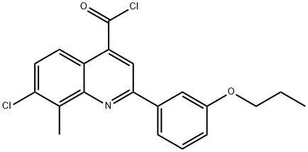 7-氯-8-甲基-2-(3-丙氧芬基)喹啉-4-甲酰氯