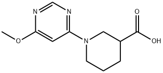 1-(6-甲氧基-嘧啶-4-基)-哌啶-3-羧酸