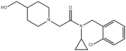 N-(2-氯-苄基)-N-环丙基-2-(4-羟甲基哌啶-1-基)-乙酰胺