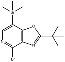 4-Bromo-2-(tert-butyl)-7-(trimethylsilyl)-oxazolo[4,5-c]pyridine
