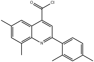 2-(2,4-二甲基苯基)-6,8-二甲基喹啉-4-甲酰氯