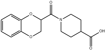 1-(2,3-二氢-苯并[1,4]二氧杂环己-2-羰基)-哌啶-4-羧酸