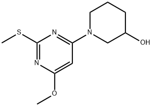 1-(6-甲氧基-2-甲硫基-嘧啶-4-基)-哌啶-3-醇