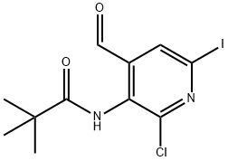 N-(2-氯-4-甲酰基-6-碘吡啶-3-基)新戊酰胺