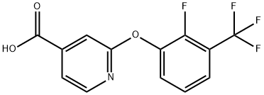 2-[2-氟-3-(三氟甲基)苯氧基]异烟酸
