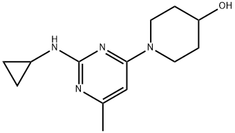1-(2-环丙基氨基-6-甲基-嘧啶-4-基)-哌啶-4-醇