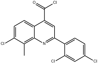 7-氯-2-(2,4-二氯苯基)-8-甲基喹啉-4-甲酰氯