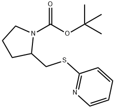 2-(吡啶-2-基硫烷基甲基)-吡咯烷-1-羧酸叔丁基酯