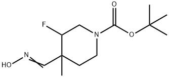 tert-butyl 3-fluoro-4-((hydroxyiMino)Methyl)-4-Methylpiperidine-1-carboxylate