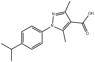 1-(4-异丙基苯基)-3,5-二甲基-1H-吡唑-4-羧酸