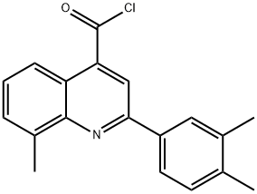 2-(3,4-二甲基苯基)-8-甲基喹啉-4-甲酰氯