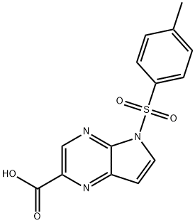 5-tosyl-5H-pyrrolo[2,3-b]pyrazine-2-carboxylic acid