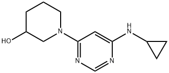 1-(6-环丙基氨基-嘧啶-4-基)-哌啶-3-醇