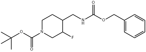 tert-butyl 4-((benzyloxycarbonylaMino)Methyl)-3-fluoropiperidine-1-carboxylate