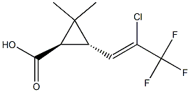 (1R,3S)-3-[(1Z)-2-Chloro-3,3,3-trifluoro-1-propen-1-yl]-2,2-dimethylcyclopropanecarboxylic Acid