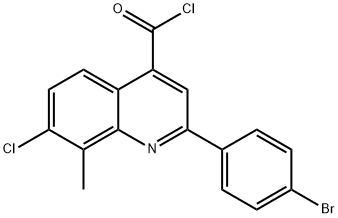 2-(4-溴苯基)-7-氯-8-甲基喹啉-4-甲酰氯