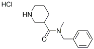 N-Benzyl-N-methyl-3-piperidinecarboxamidehydrochloride