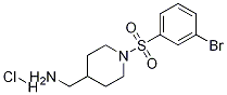 C-[1-(3-溴-苯磺酰基)-哌啶-4-基]甲胺盐酸盐