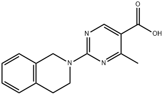 2-(3,4-二氢-1H-异喹啉-2-基)-4-甲基-5-嘧啶羧酸