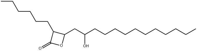 3-Hexyl-4-(2-hydroxytridecyl)-2-oxetanone