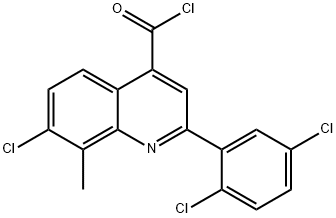 7-氯-2-(2,5-二氯苯基)-8-甲基喹啉-4-甲酰氯