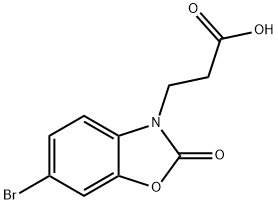 3-(6-溴-2-氧代-1,3-苯并恶唑-3-基)丙酸