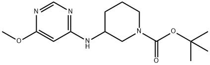 3-(6-甲氧基-嘧啶-4-基氨基)-哌啶-1-羧酸叔丁基酯