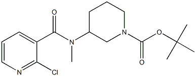 3-[(2-氯-吡啶-3-羰基)-甲基-氨基]-哌啶-1-羧酸叔丁基酯