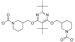 3,3'-(嘧啶-4,6-二基双(氧))双(亚甲基二羰基)二哌啶-1-羧酸乙酯