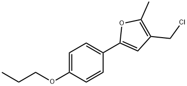 3-(氯甲基)-2-甲基-5-(4-丙氧芬基)呋喃