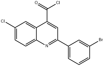 2-(3-溴苯基)-6-氯喹啉-4-甲酰氯