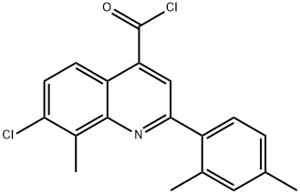 7-氯-2-(2,4-二甲基苯基)-8-甲基喹啉-4-甲酰氯
