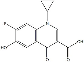 1-Cyclopropyl-1,4-dihydro-7-fluoro-6-hydroxy-4-oxo-3-quinolinecarboxylic Acid