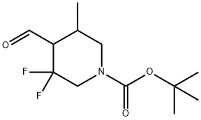 tert-butyl 3,3-difluoro-4-forMyl-4-Methylpiperidine-1-carboxylate