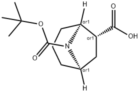 (1S,5R,6S)-rel-8-[(tert-butoxy)carbonyl]-8-azabicyclo[3.2.1]octane-6-carboxylic acid