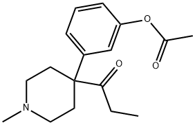 1-[4-(3-Acetoxyphenyl)-1-methyl-4-piperidinyl]-1-propanone
