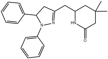 6-[(1,5-diphenyl-4,5-dihydropyrazol-3-yl)methyl]-4,4-dimethyl-piperidi n-2-one