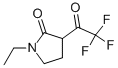 2-Pyrrolidinone, 1-ethyl-3-(trifluoroacetyl)- (9CI)
