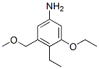 Benzenamine, 3-ethoxy-4-ethyl-5-(methoxymethyl)- (9CI)