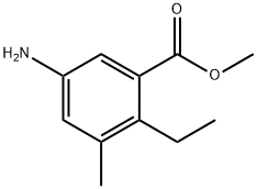 Benzoic acid, 5-amino-2-ethyl-3-methyl-, methyl ester (9CI)