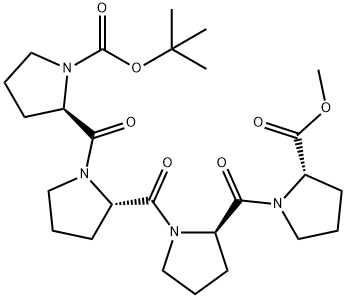 tert-butyloxycarbonylprolyl-prolyl-prolyl-proline methyl ester