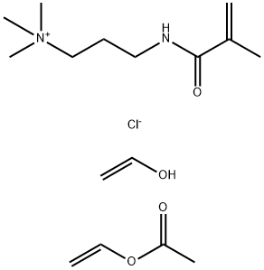 N,N,N-Trimethyl-3-[(2-methyl-1-oxo-2-propenyl)amino]-1-propanaminium chloride polymer with ethenol and ethenyl acetate
