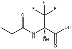 Alanine,  3,3,3-trifluoro-2-hydroxy-N-(1-oxopropyl)-