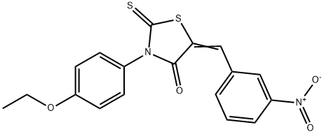 (Z)-3-(4-ethoxyphenyl)-5-(3-nitrobenzylidene)-2-thioxothiazolidin-4-one