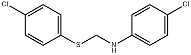 4-CHLORO-N-([(4-CHLOROPHENYL)SULFANYL]METHYL)ANILINE
